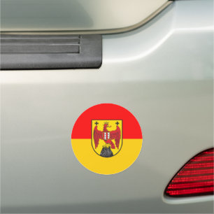 Flag of Burgenland Car Magnet