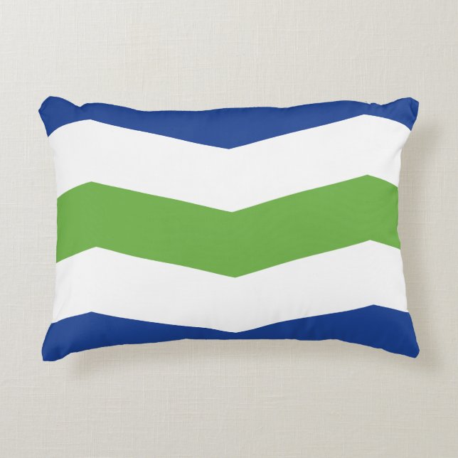 Flag of Burlington, Vermont Accent Pillow (Front)