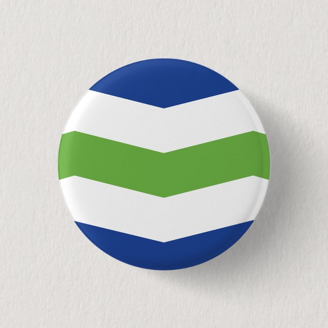 Flag of Burlington, Vermont Button (Front)