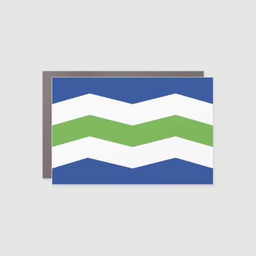 Flag of Burlington Vermont Car Magnet