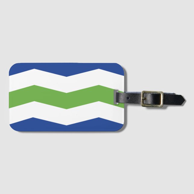 Flag of Burlington, Vermont Luggage Tag (Front Horizontal)