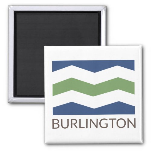 Flag of Burlington Vermont Magnet