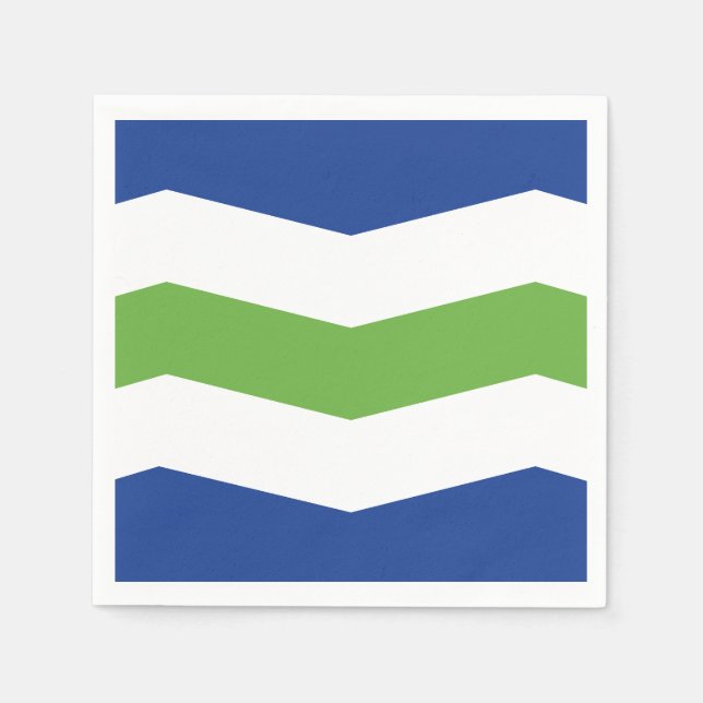 Flag of Burlington, Vermont Napkins (Front)
