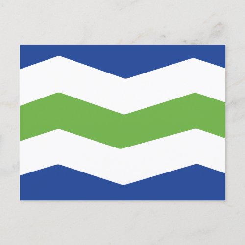 Flag of Burlington Vermont Postcard