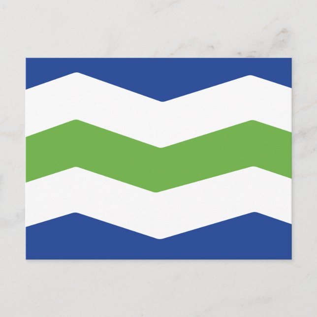 Flag of Burlington, Vermont Postcard (Front)