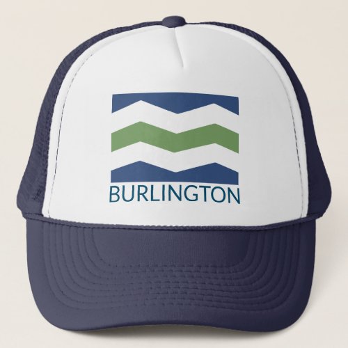 Flag of Burlington Vermont Trucker Hat