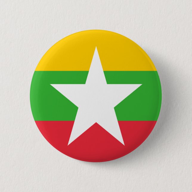 Flag of Burma Button (Front)