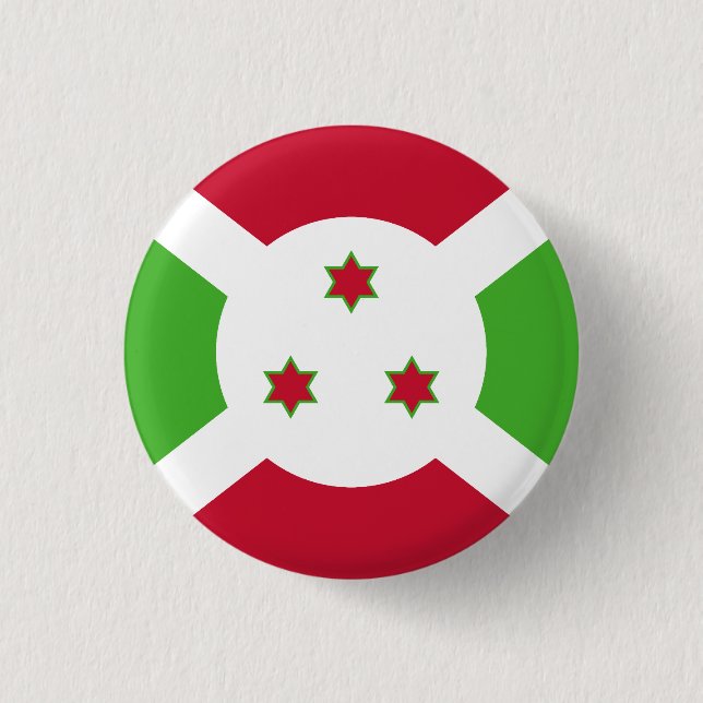Flag of Burundi Button (Front)