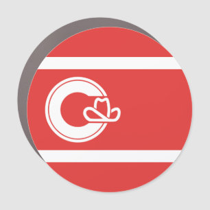 Flag of Calgary, Alberta Car Magnet
