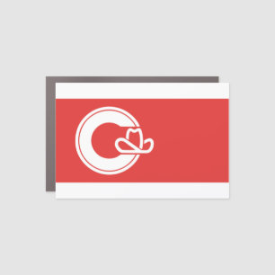 Flag of Calgary, Alberta Car Magnet