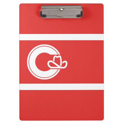 Flag of Calgary Alberta Clipboard