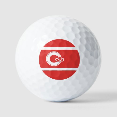 Flag of Calgary Alberta  Golf Balls