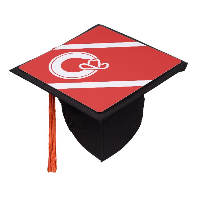Flag of Calgary, Alberta  Graduation Cap Topper (Angled)