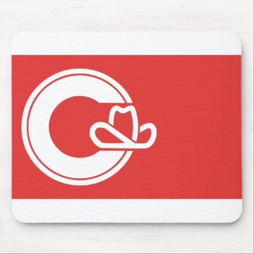 Flag of Calgary Alberta Mouse Pad