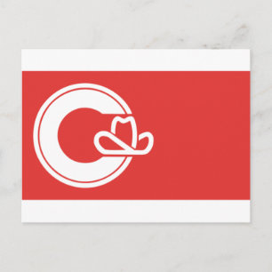 Flag of Calgary, Alberta Postcard