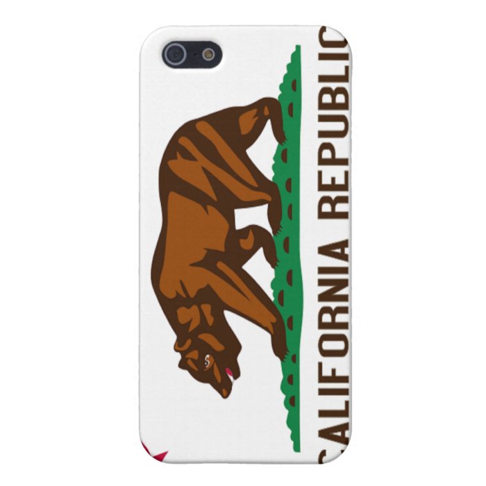 Flag of California Case For iPhone 5