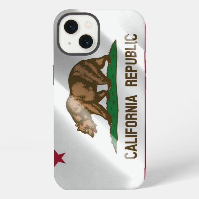 Flag of California - Iphone Case (Back)
