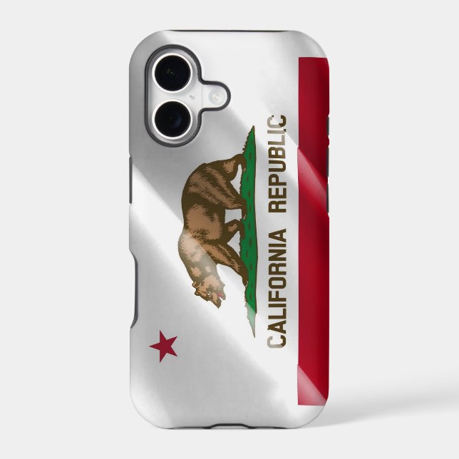 Flag of California - Iphone Case (Back)