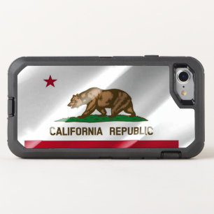 Flag of California - OtterBox Defender iPhone SE/8/7 Case