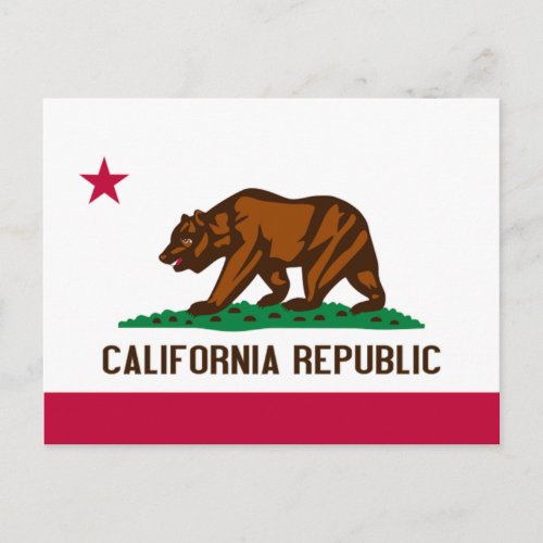Flag of California Postcard