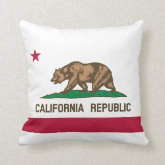 Flag of California Throw Pillow