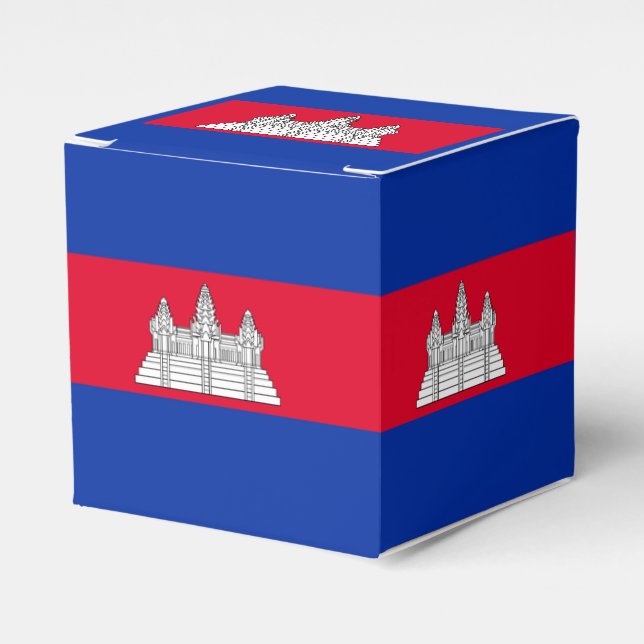 Flag of Cambodia Favor Boxes (Front Side)