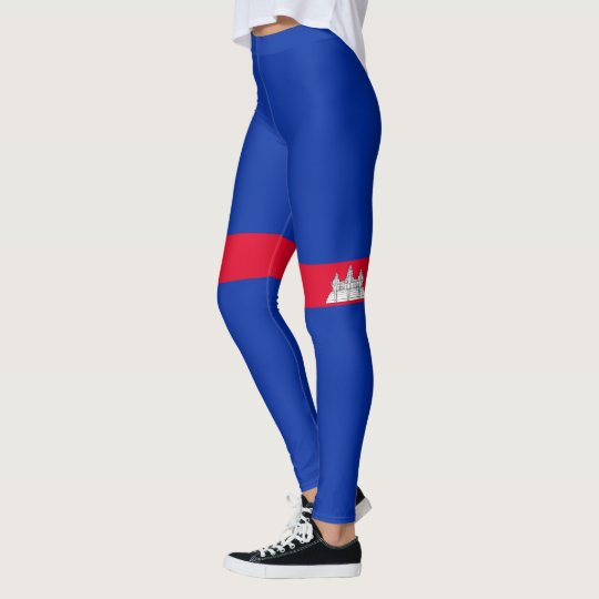 Flag of Cambodia Leggings | Zazzle.com