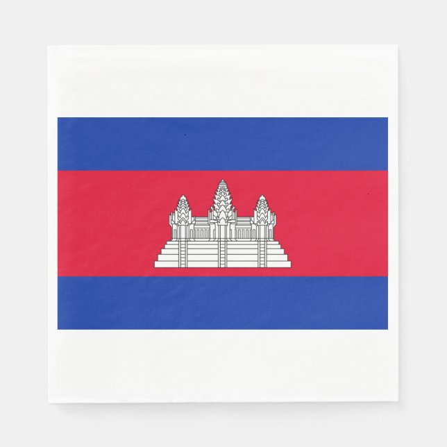Flag of Cambodia Napkins (Front)