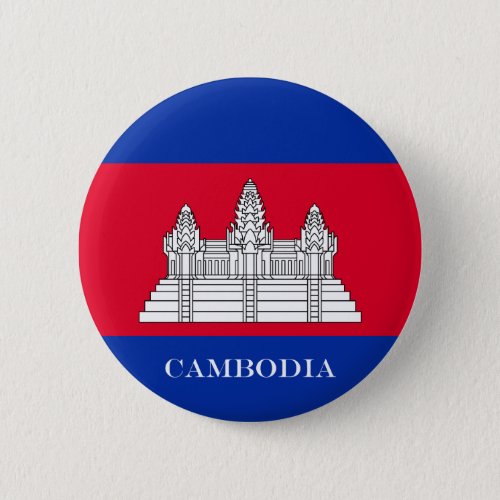 Flag of Cambodia Pinback Button