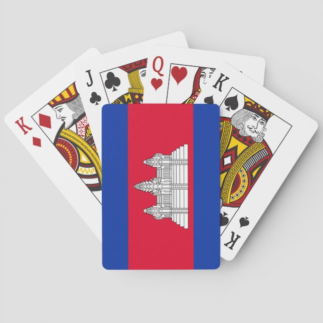 Flag of Cambodia Poker Cards (Back)