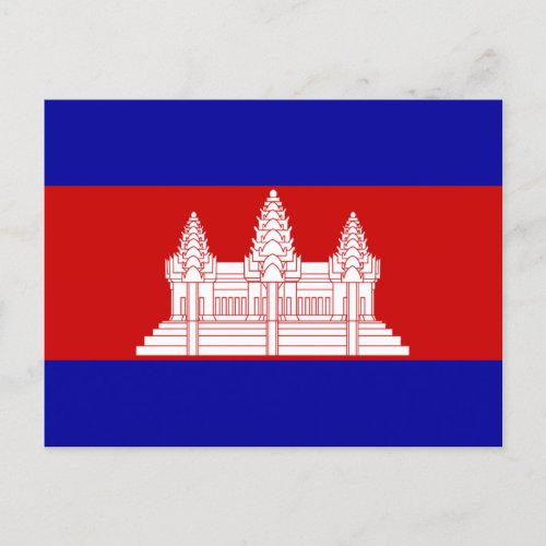 Flag of Cambodia Postcard