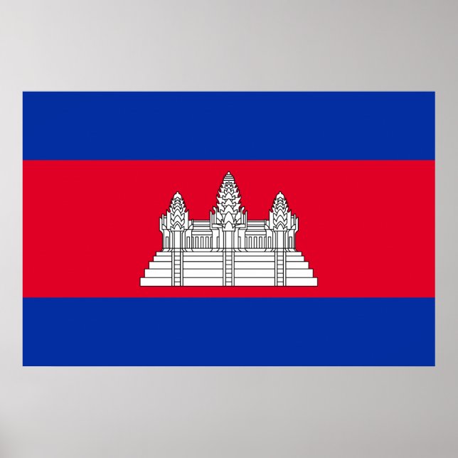 Flag of Cambodia Poster (Front)
