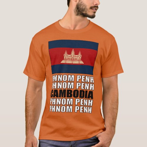 Flag of Cambodia T_Shirt
