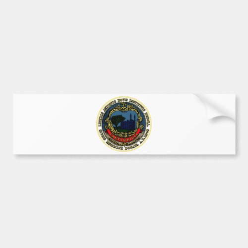 Flag of Cambridge Massachusetts Bumper Sticker