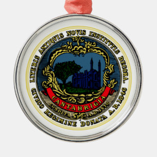 Flag of Cambridge (Massachusetts) Metal Ornament