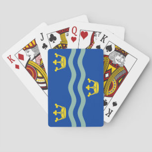 Flag of Cambridgeshire Poker Cards