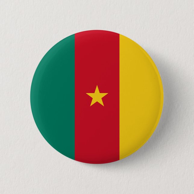 Flag of Cameroon Button (Front)