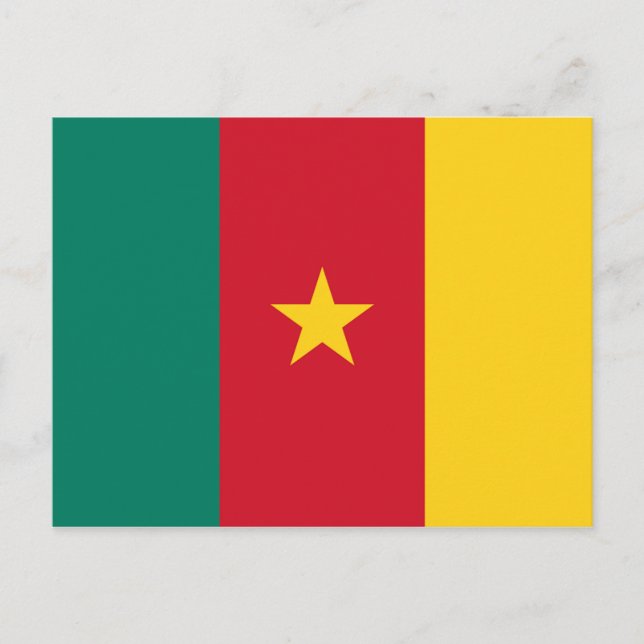 Flag of Cameroon Postcard (Front)