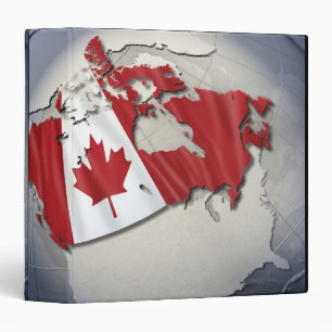 Flag of Canada 3 Ring Binder
