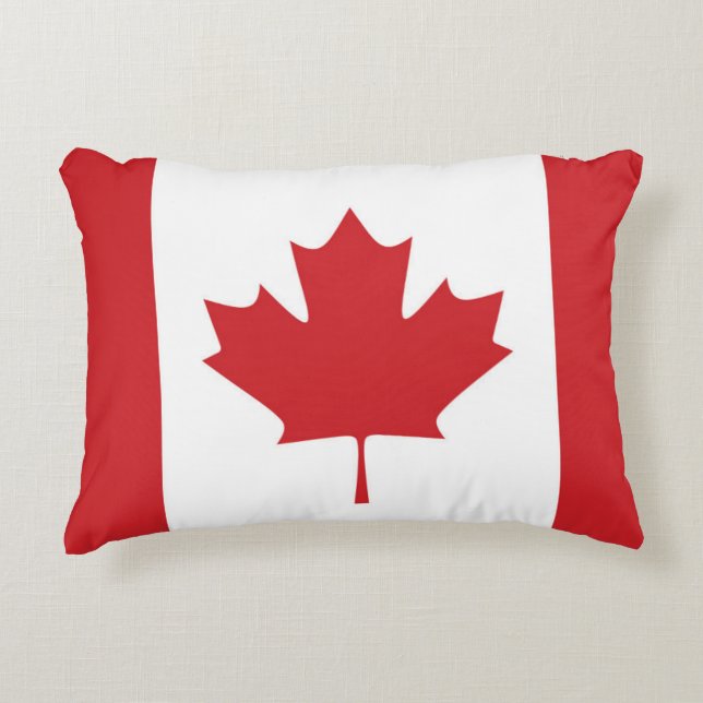 Flag of Canada Accent Pillow (Front)