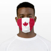 Flag of Canada Adult Cloth Face Mask (Worn)