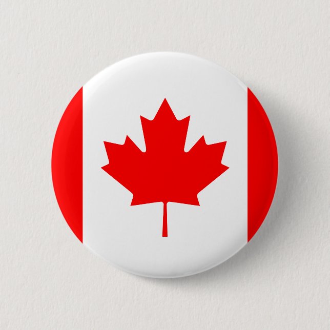 Flag of Canada Button (Front)