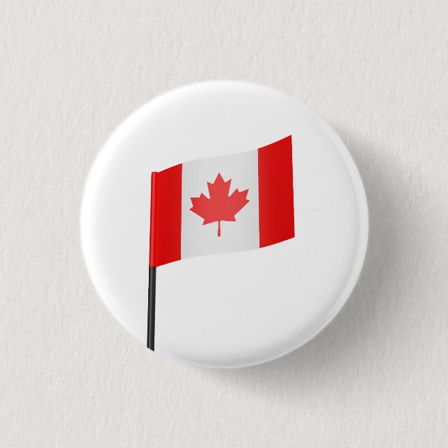 Flag of Canada Button (Front)