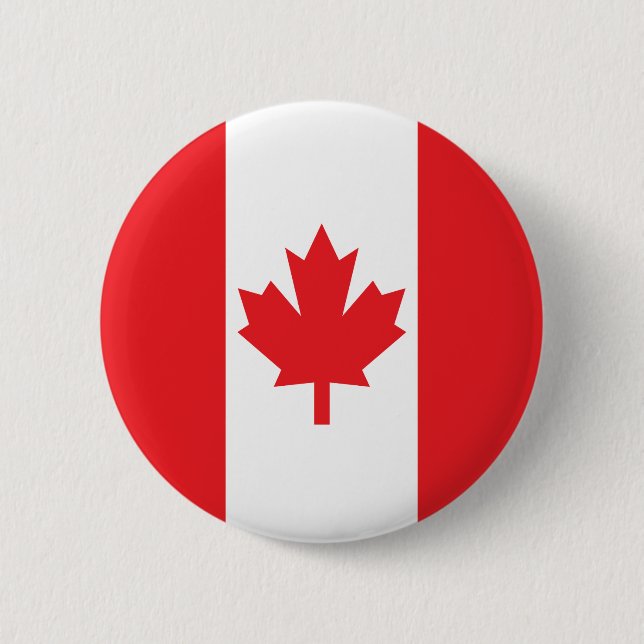 Flag of Canada Button (Front)