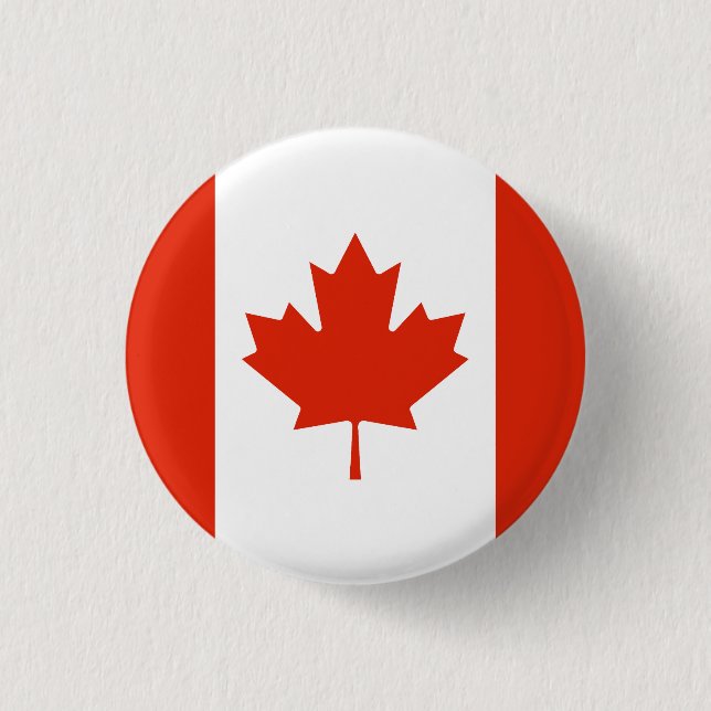 Flag of Canada Button (Front)