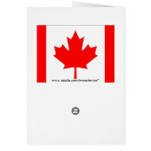 Flag of Canada Cards (Back)
