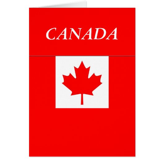 Flag of Canada Cards (Front)