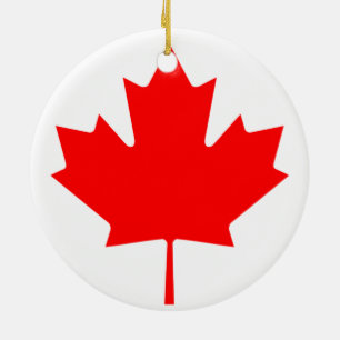 Flag of Canada Ceramic Ornament