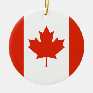 Flag of Canada Ceramic Ornament