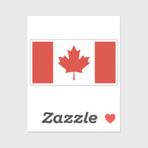 Flag of Canada custom-cut  Sticker